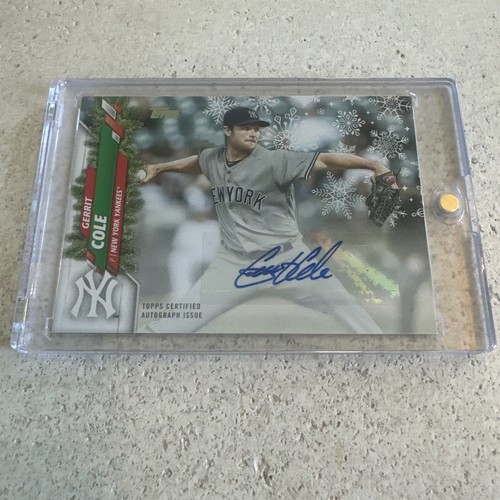 2020 Topps Holiday - GERRIT COLE - AUTO 17/60