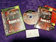 Tom Clancy's Rainbow Six 3 (Microsoft Xbox, 2003) / Game Case Book
