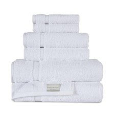 - Luxury 6 Piece Towel Set, 100 Cotton, Quick Drying, Highly Absorbent  Com...