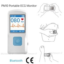 PM10 Tragbares EKG-Gerät mit Bluetooth, Cloud-Speicher und Wiederaufladbar