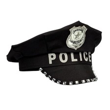 Polizist M&uuml;tze Kost&uuml;m Accessoire - Karneval JGA Mottoparty Zubeh&ouml;r