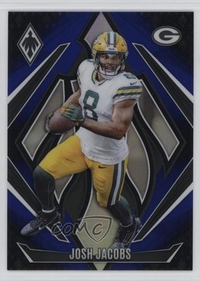 2024 Panini Phoenix Blue Fade 190/249 Josh Jacobs #89 7px