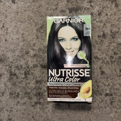 Garnier Hair Color Nutrisse Ultra Color BR2 Dark Intense Burgundy 1 Pack