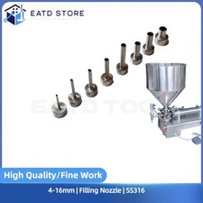 4mm 6mm 8mm 10mm 12mm 16mm Filling Head for Piston/Magnetic Pump Filler
