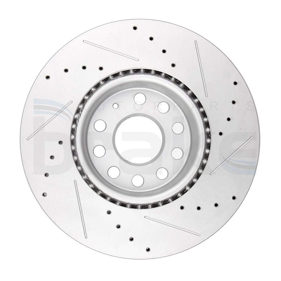 Front Rear Brake Discs Rotors Fits 2011 2012 -2017 Volkswagen GTI Drill & Slot Foto 3 de 4