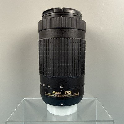 Nikon AF-P DX NIKKOR 70-300mm F/4.5-6.3 G ED DSLR Camera Lens w/Lens Caps Tested