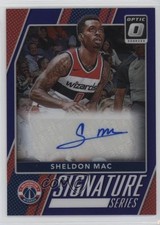2017-18 Panini Donruss Optic Signature Series Purple Prizm Sheldon Mac Auto 07ke