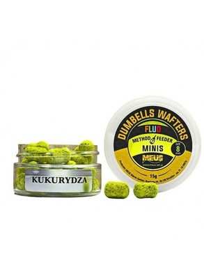 Meus Dumbells Wafters Minis 8mm Sweet Corn Method Feeder Karpfenköder