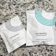 Nutrafol Women  s Balance Hair Growth and Nutrafol Hormone Support