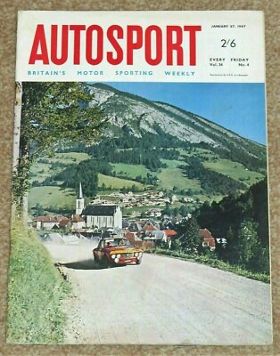 Autosport 27 Jan 1967 - MONTE CARLO RALLY REPORT - CHEQUERED FLAG FEATURE