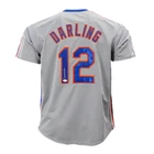 Ron Darling Signed New York Grey Baseball Jersey (JSA)