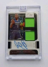 2021-22 Panini One And One Jamal Crawford Auto Autograph Jersey Patch 52/99