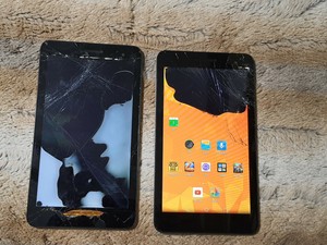 2 Tablets Huawei Mediapad T1 7 0 T1 701w Screen Cracked Ebay