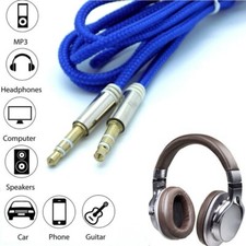 3.5mm Jack to Jack AUX 1m Cable Audio Lead Stereo Plug Male For Car PC Phone MP3