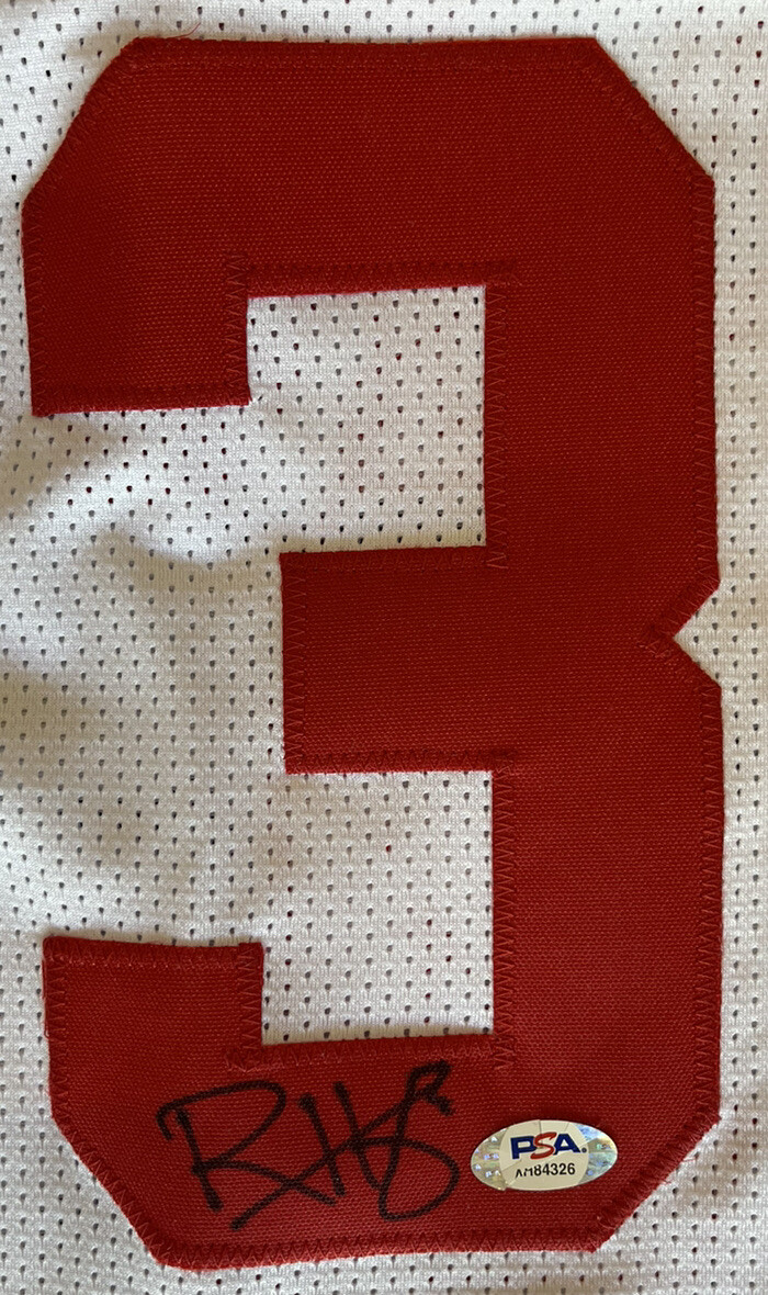 Ron Harper Signed Miami Ohio RedHawks (Away White) Jersey PSA/DNA