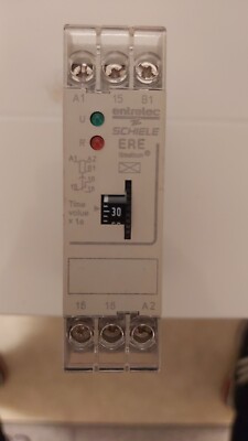 Entrelec Schiele Zeitrelais 2.550.118.41 AHE timetron OFF delay timer AC/DC 24V