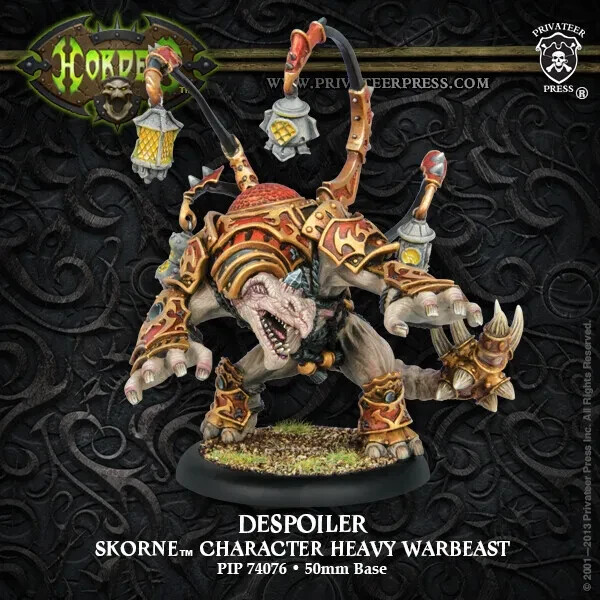 Каперский пресс Hordes Mk II Skorne Despoiler Новый PIP74076