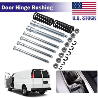 Door Hinge Pin and Bushing Repair Kits 1988-2002 for Chevy for GMC C1500 C2 CAO