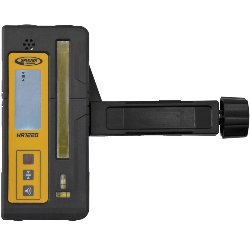 Spectra Laser Receiver HR1220 w/Rod Clamp For Red or Green Beam Line Lasers Only