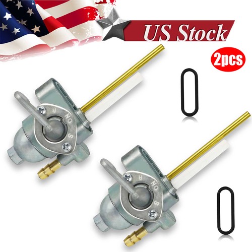 2PCS Gas Tank Fuel Shut Off Switch Valve Petcock For Honda XL100 XL250