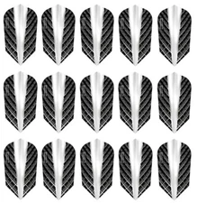 5 Sets Harrows Quantum 100 Micron Slim Dart Flights - Ships w/Tracking - Clear