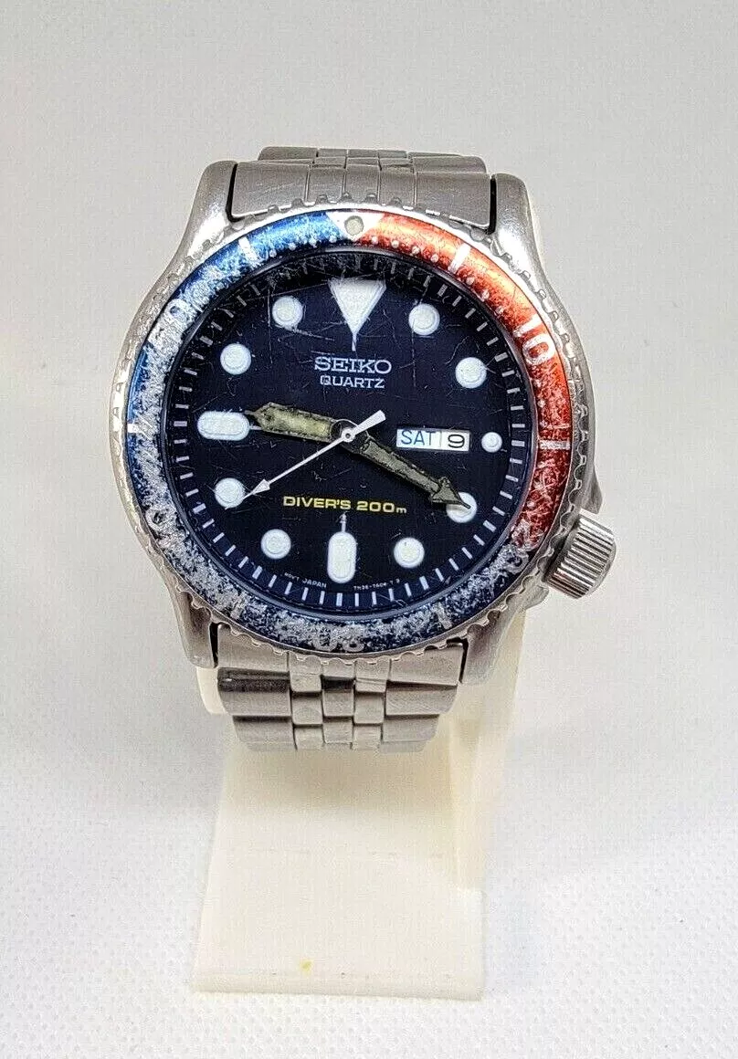 VINTAGE SEIKO Quartz Skuba Divers Watch 200m 7N36-7A09 |