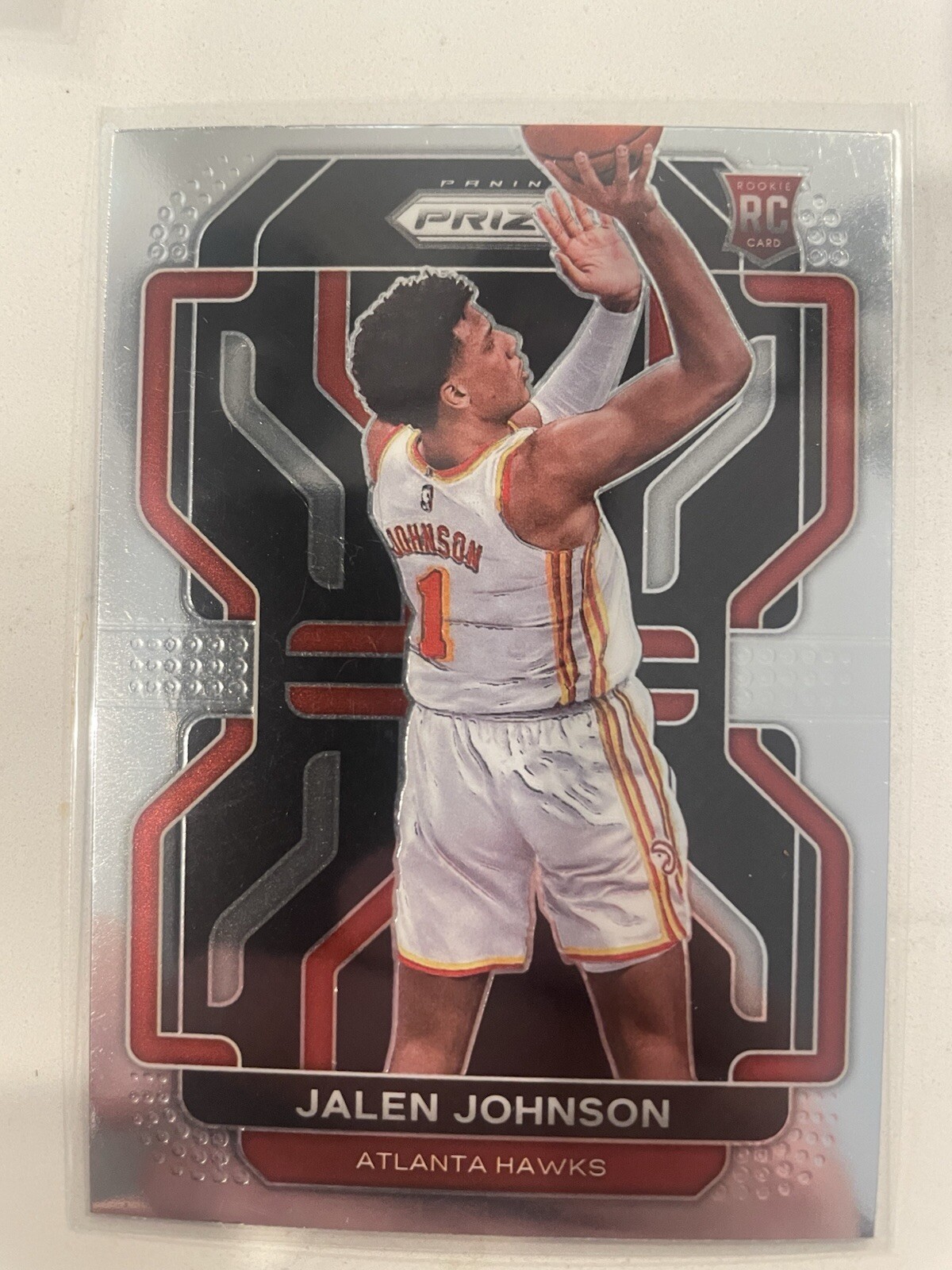 2021-22 Panini Prizm Basketball JALEN JOHNSON #305 Hawks RC ROOKIE