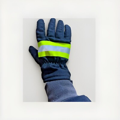 Hi Vis Firefighter Gloves Nomex | Fire Resistant Wildfires Rescue Safety Gloves