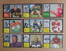 1962 TOPPS FOOTBALL CARD SINGLES COMPLETE YOUR SET PICK CHOOSE UPDATED 11/16