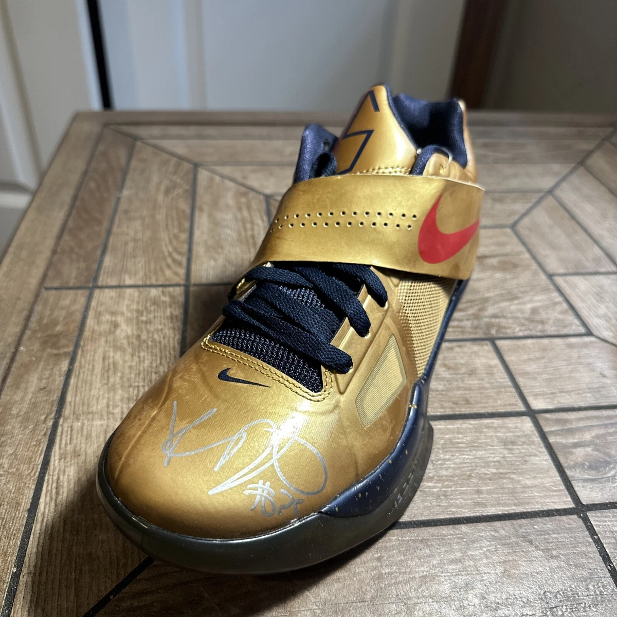 Size 8 Nike Zoom KD 4 Gold Medal 2012