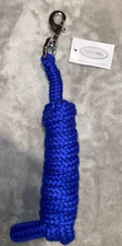 NEW WITH TAG 9' EQUI SKY COTTON LEAD LINE ROYAL BLUE