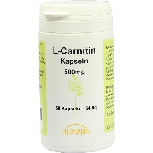 L-CARNITIN 500 mg Kapseln 60 St - Bild 1 von 1