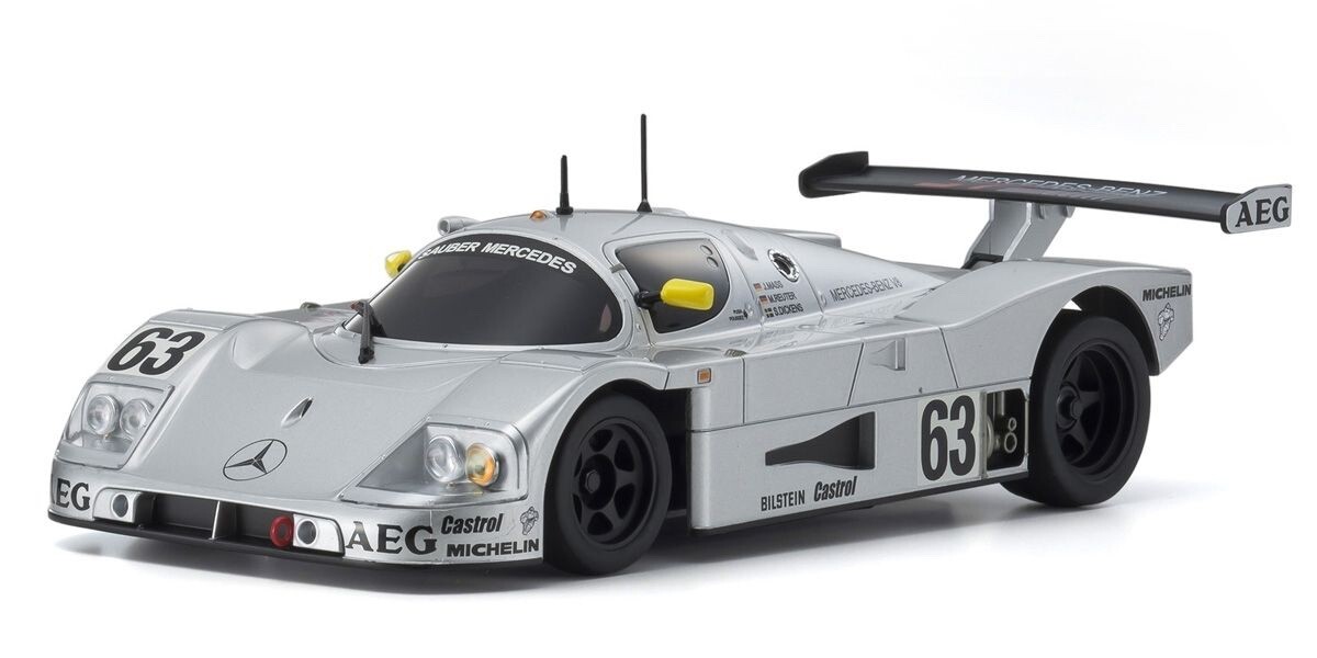 ミニッツ　ASCボディ　ザウバーベンツ Kyosho Mini-z Body ASC SAUBER Mercedes C9 No.63 LM1989