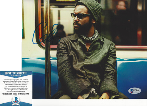 GARY CLARK JR. SIGNED AUTHENTIC 8x10 PHOTO BLUES GUITARIST 4 BECKETT COA BAS
