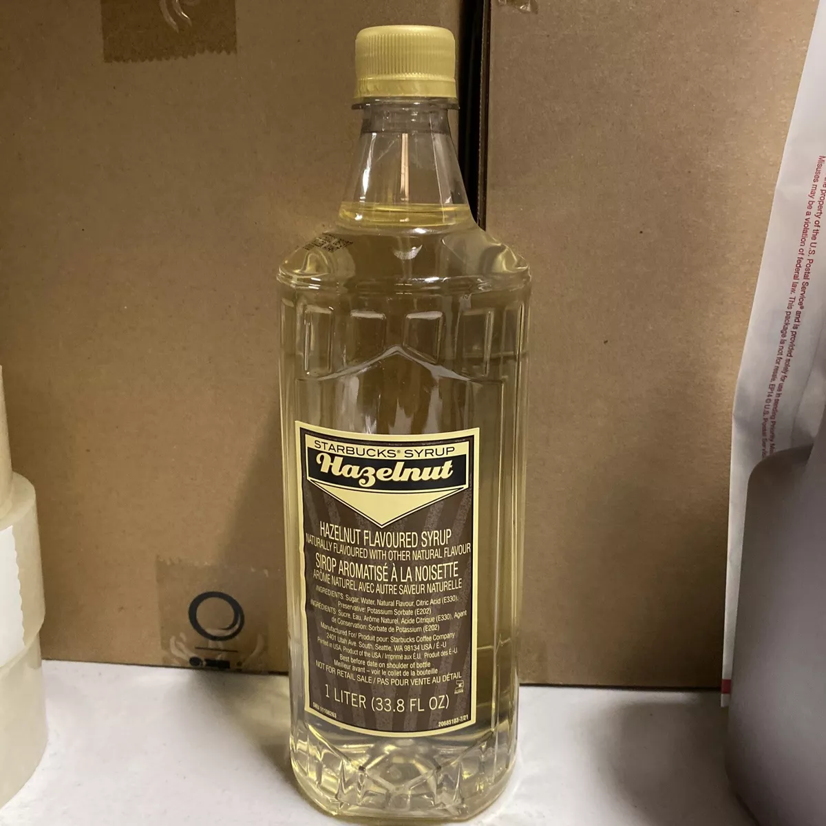 Starbucks hazelnut sales syrup