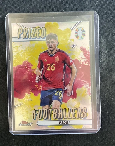 2023 Topps Finest Road To Euro 2024 Pedri Prized Footballers Fusion Ssp Case Hit