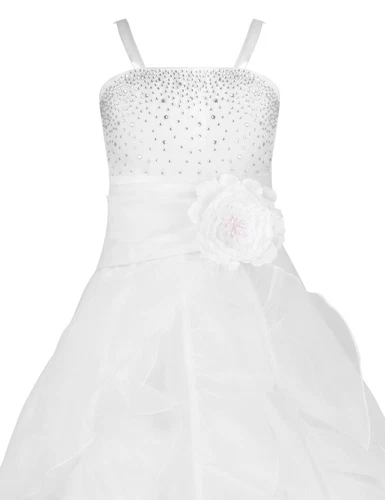 Flower Girl Dress Pageant Wedding Bridesmaid Formal Kids Party Princess Dresses - Picture 21 of 83
