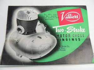 1950 S Villiers 2 Stroke Motorcycle Engine Brochure L982 Ebay