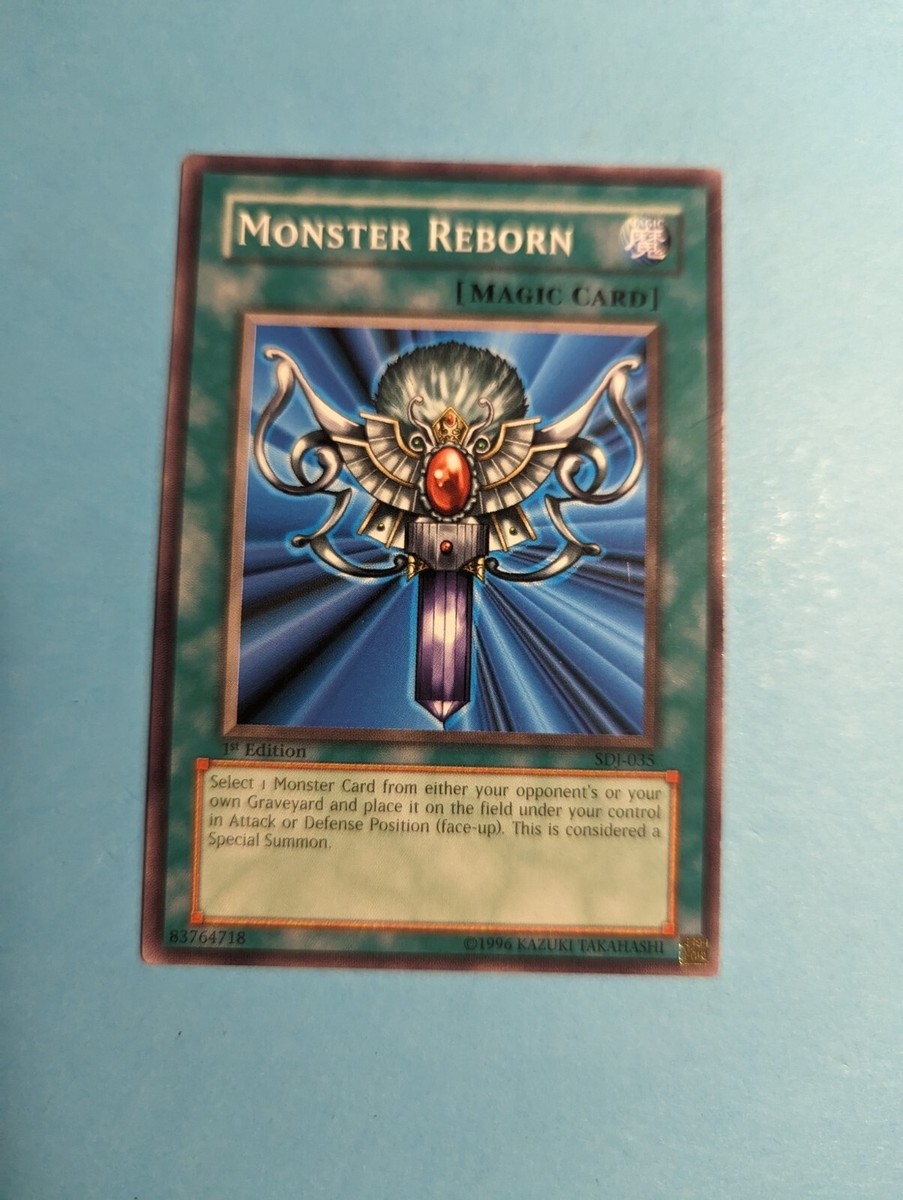 Yu-Gi-Oh! Monster Reborn SDJ-035 yugioh 1st Edition NP NM | eBay