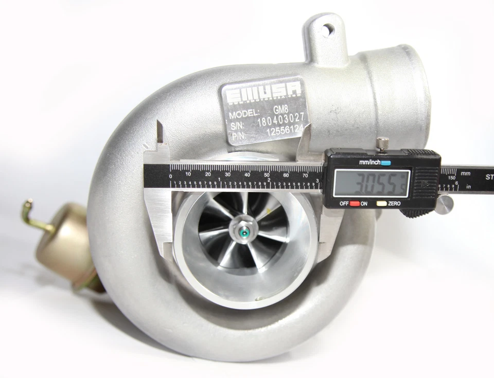 Cargador turbo de rueda Billet GM8 96-02 Chevy Suburban/camioneta pickup 6,5 L diésel V8 Foto 4 de 4