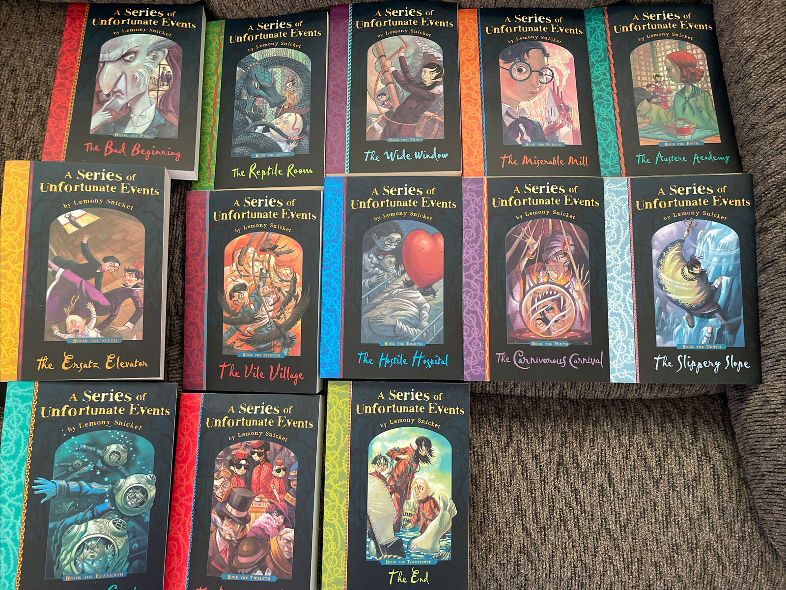 Paperback A Series Of Unfortunate Events Collection 13 Books Set Pack