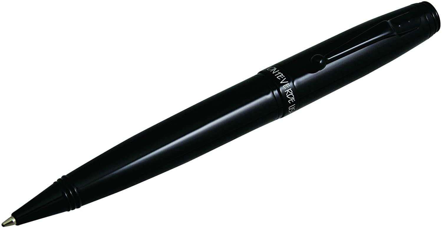 New Monteverde Invincia Black Stealth Ballpoint Pen