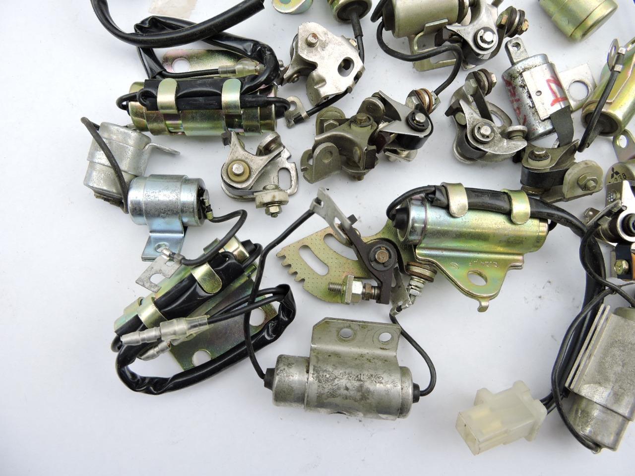 Large Lot NOS Yamaha Ignition Points & Condensers 1960s 1970s XS650