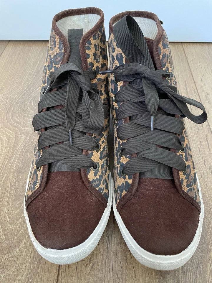 Kangol Leopard Print Trainers Size 7 - image 3 of 4