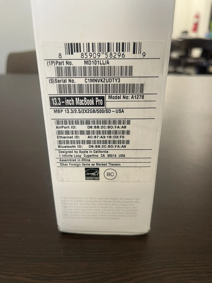 Apple MacBook Pro 13.3'' (500GB HDD, Intel Core i5-3210M, 2.50 GHz, 4GB) Laptop - Image 3 of 4