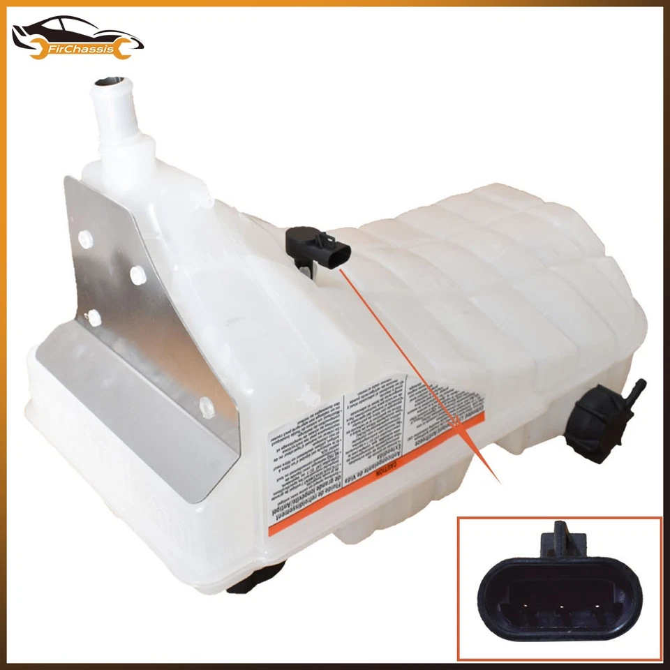 For Kenworth T660 T800 2008-15 Coolant Overflow Reservoir Tank w/Cap & Sensor - Изображение 3 из 4