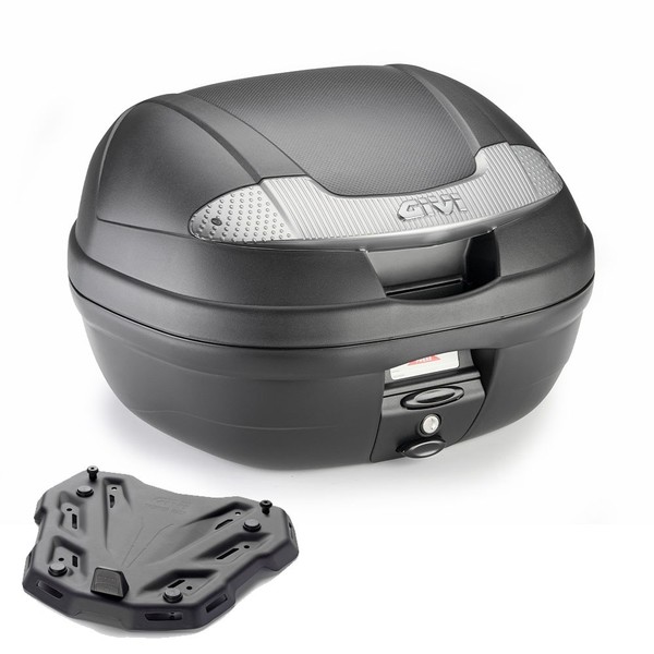 Givi Bauletto E340NT 34LT Schwarz Mit Halteplatte FüR Honda CRF 250 L 2017-2018-image