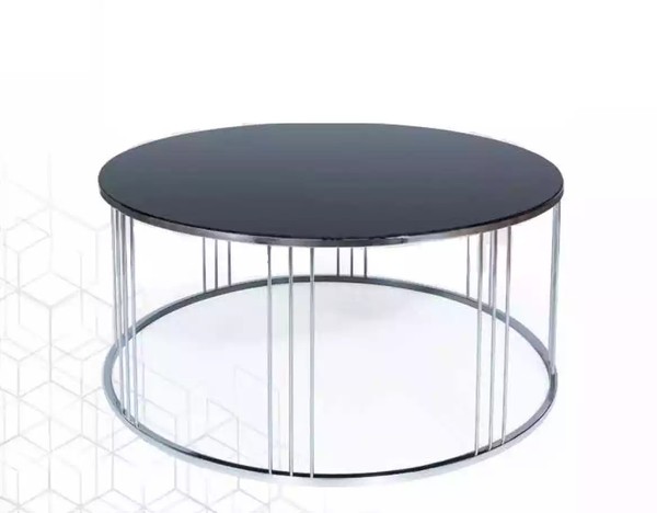 Couchtisch MöBel Luxus Neuschwarz Modern Wohnzimmer Design Edelstahl-image