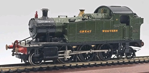 HORNBY EN FUNCIONAMIENTO (PINTADO) CALIBRE OO GREAT WESTERN 5570 2-6-2 LOCO CON CARBÓN | Zustand: Used