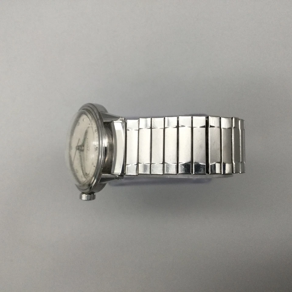 Reloj Automático Hombre Eterna Matic Vintage 30mm Tono Plata Banda Elástica Foto 4 de 4